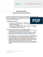 Instructivo de Inscripcion Rupe Oficial - Via Mail