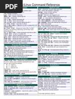 Linux Commands Cheat Sheet