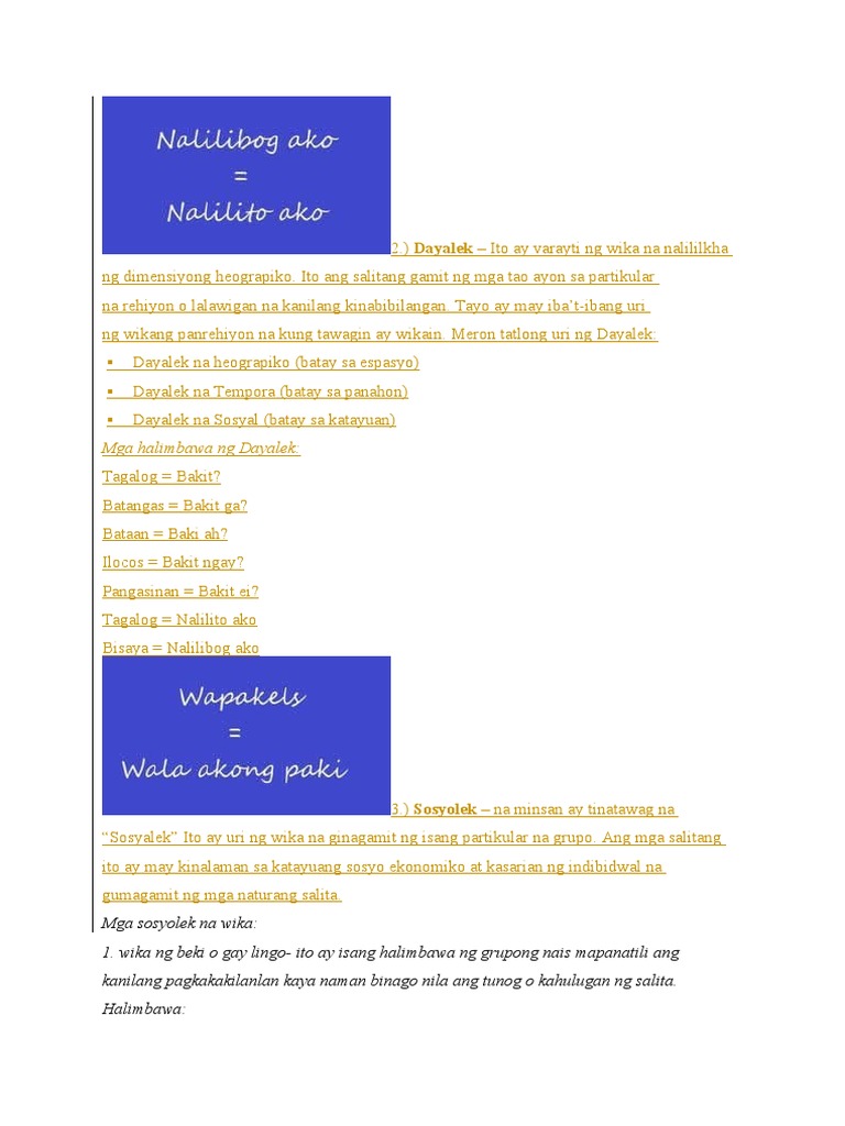 Etnolek | PDF