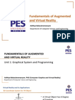 Fundamentals of Augmented and Virtual Reality