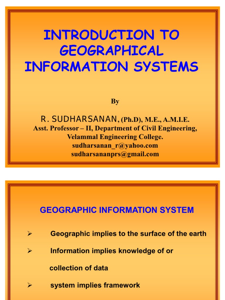 Introduction to GIS and Spatial Data | PDF | Geographic Information ...