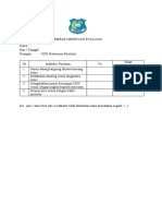 Lembar Observasi Evaluasi