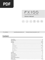 Flamma FX100 Manual