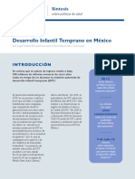 Desarrollo Infantil Temprano en México