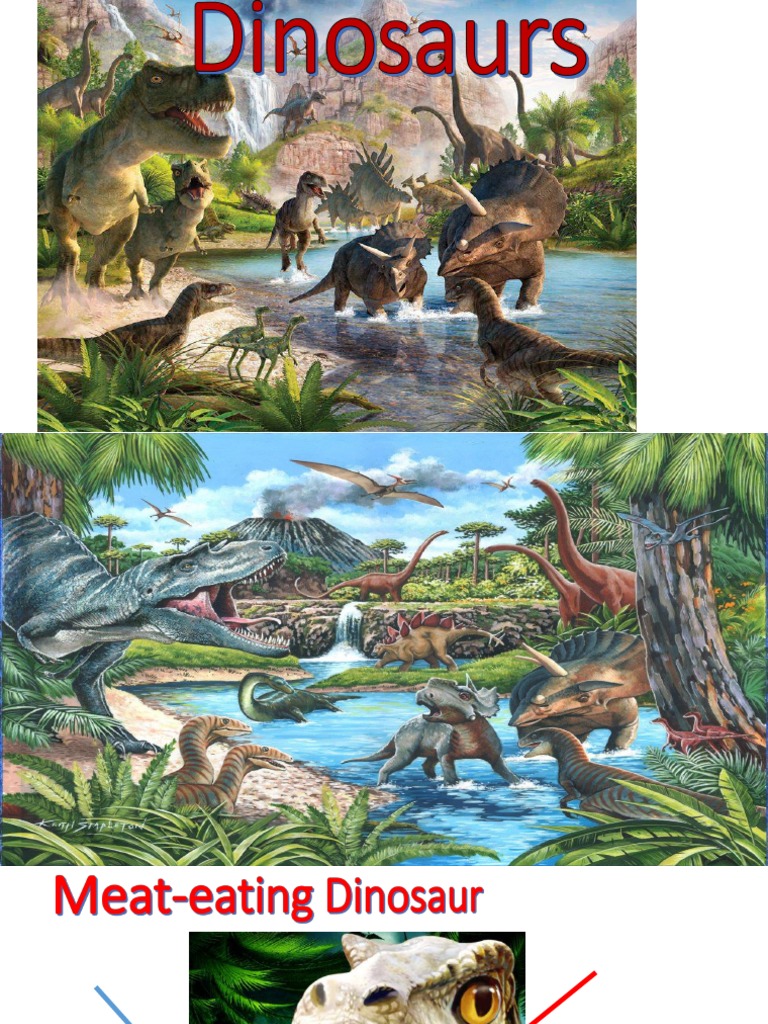 Plant and Meat Eating Dinosaurs | PDF