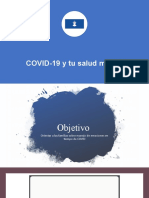 Cuida tu salud mental durante la pandemia