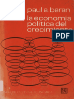 Baran, Paul A. - La Economía Política Del Crecimiento (2 Ed. FCE, 1975)