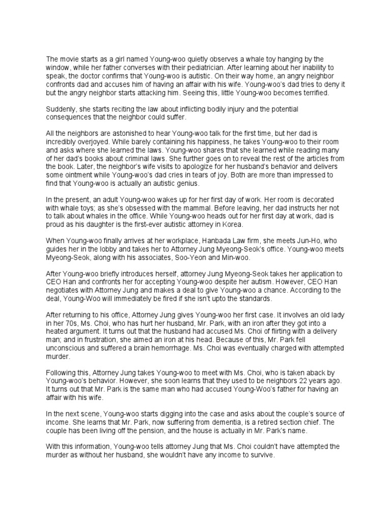 Extraordinary Attorney Woo PDF Prosecutor Courtroom