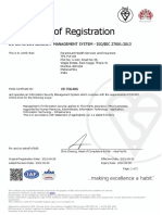 ISMS Certificate 2021