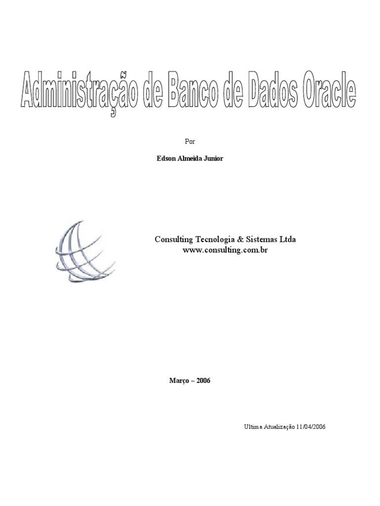 Apostila - Administração de Bancos de Dados Oracle | PDF