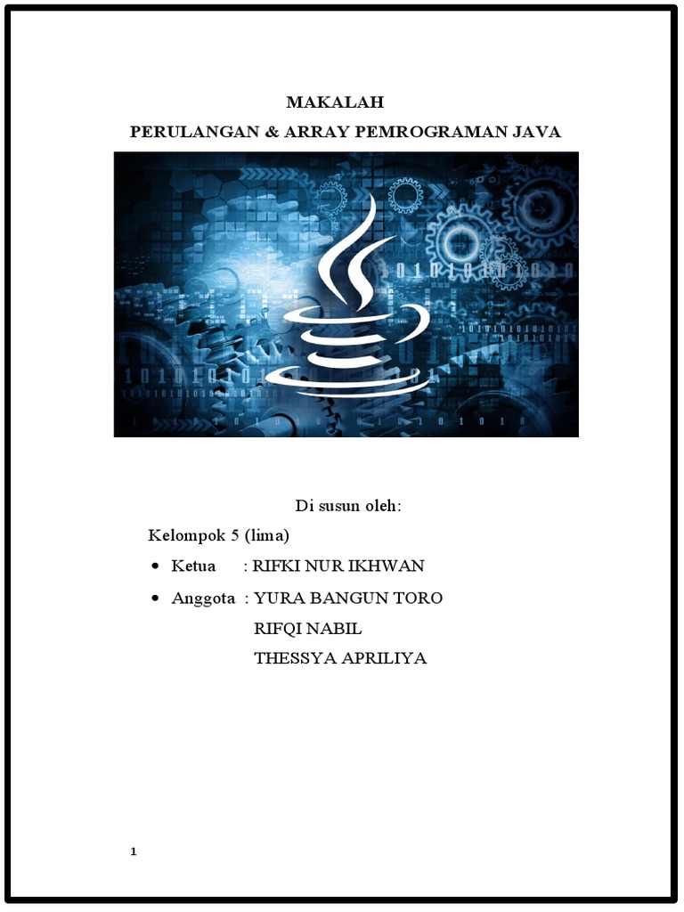 Perulangan dan Array dalam Java | PDF