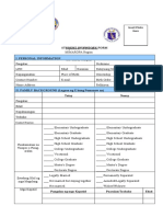 Student Inventory Form