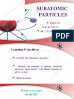 Lesson 2.3 - Subatomic Particles