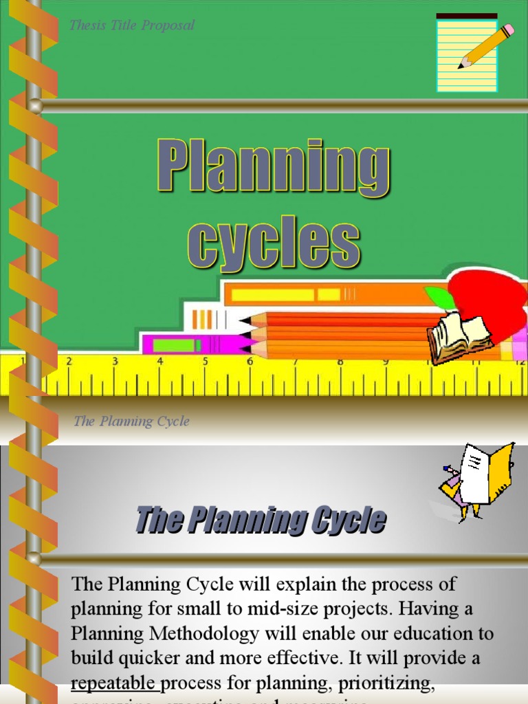 Planning Cycle | PDF | Evaluation | Policy