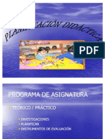Programa de Planificacion Didactica