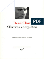 René Char - Anthologie