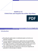 Global State and Snapshot Recording Algorithms