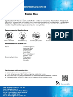 Technical Data Sheet: Signature Series Wax