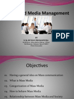 Media and Media Management in Brief