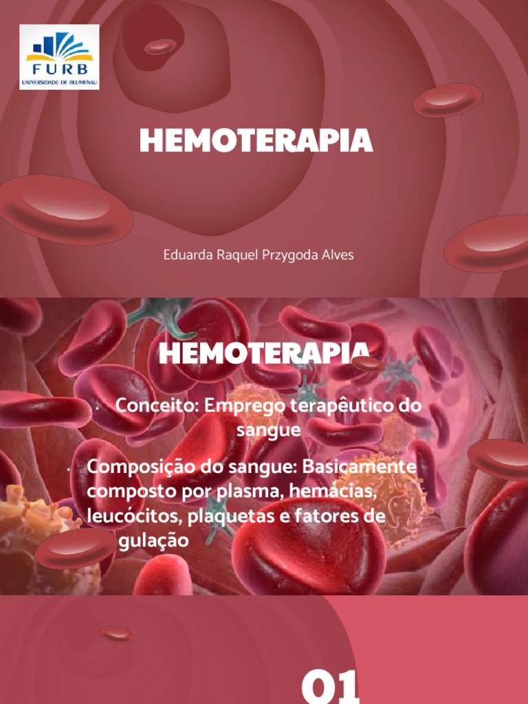 HEMOTERAPIA - 5 Aula | PDF | Sangue | Transfusão de sangue