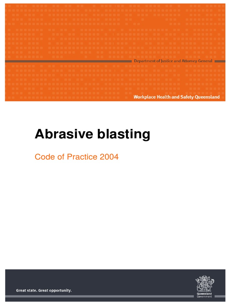 Abrasive Blasting Cop 2004 PDF Noise Occupational Safety And Health
