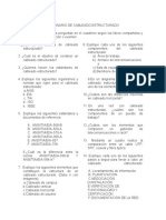 Cuestionario de Cableado Estructurado