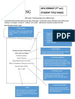 APA STUDENT Paper Title Page Format