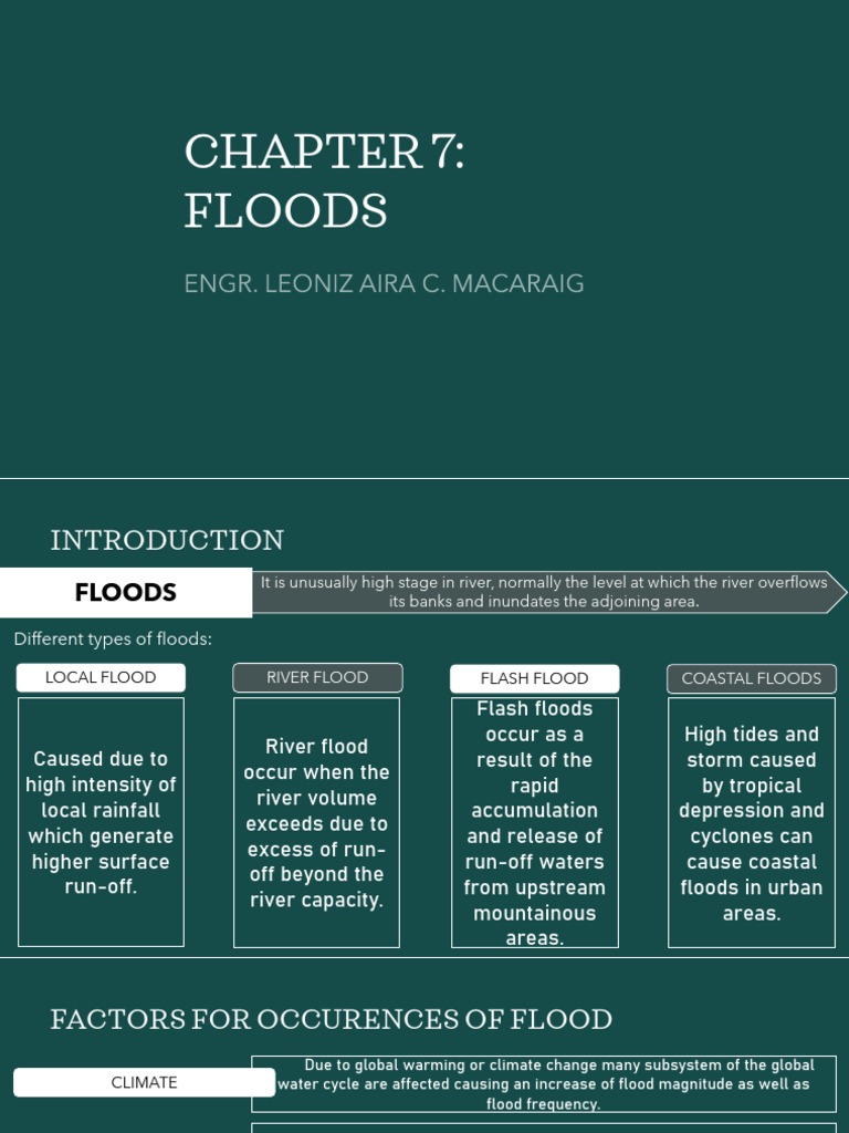Chapter 7 | PDF | Flood | Surface Runoff