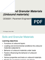 Soils and Granular Materials Mechanical Properties