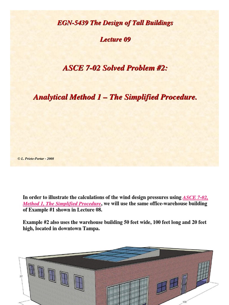 Wind Design for Tall Buildings ASCE 7-02 | PDF | Wound | Wind Speed
