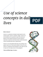 How Science Impacts Daily Life