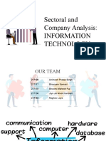 IT Sector and Company Analysis