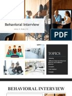 Behavioral Interview