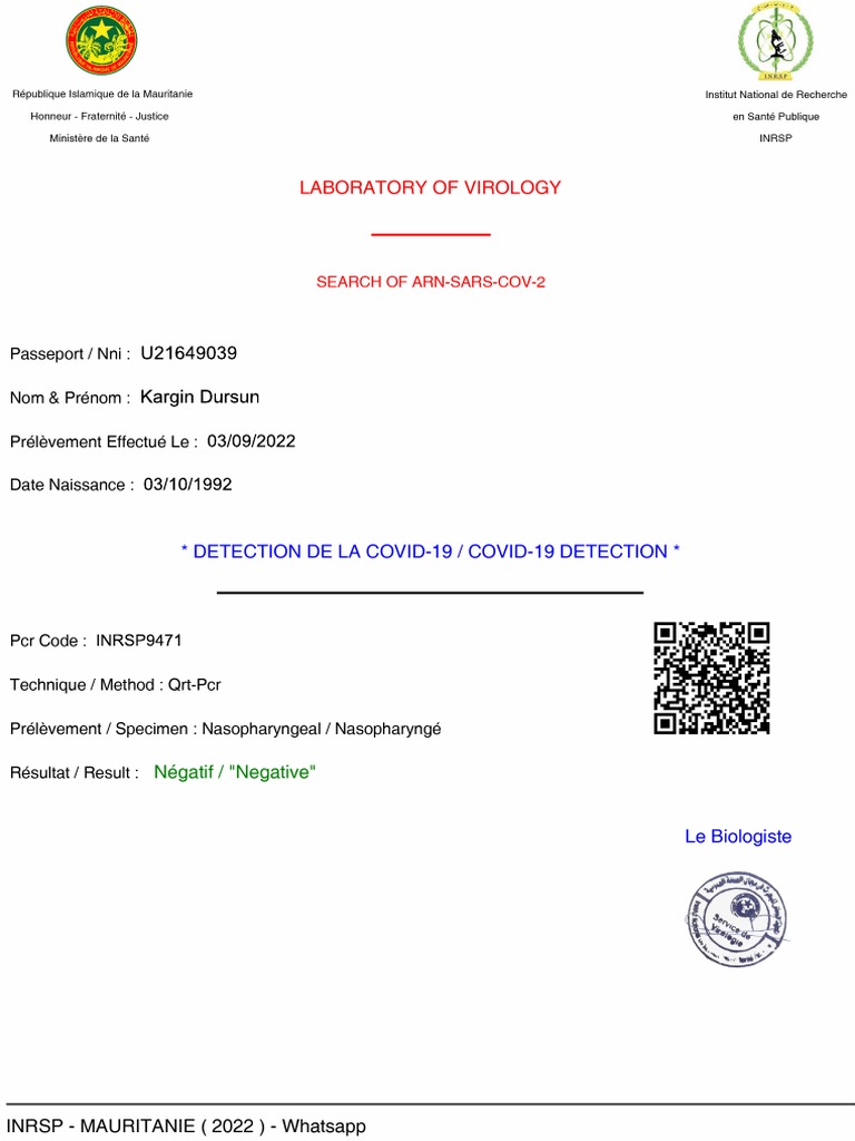 PCR Result | PDF