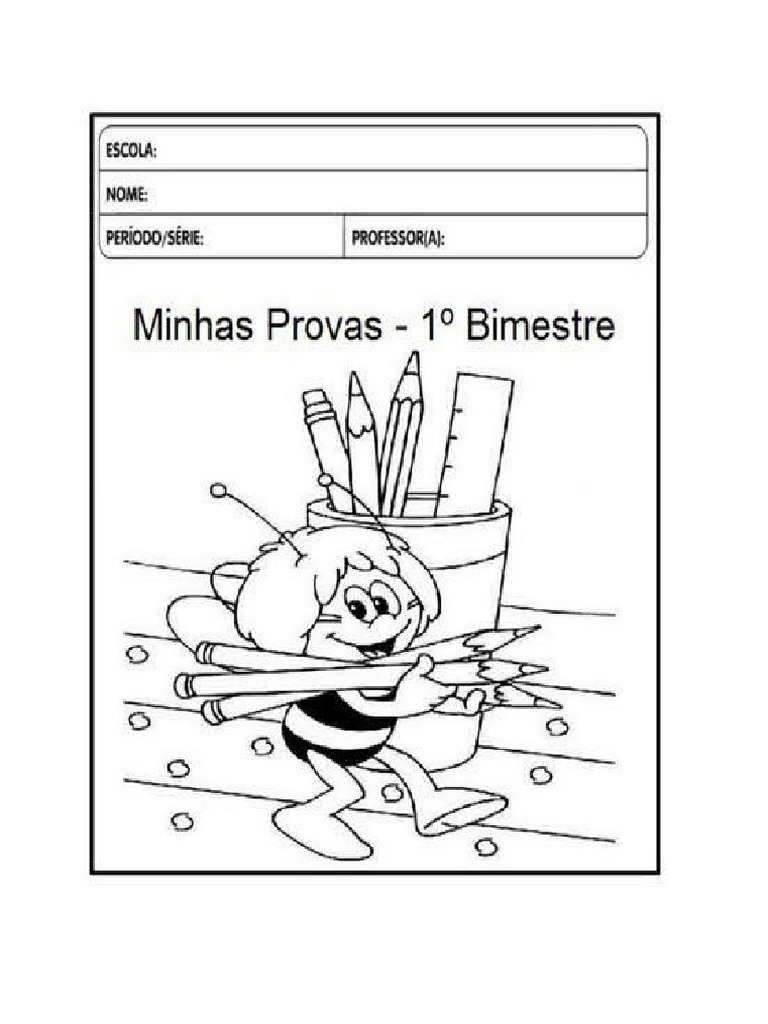 Capa Da Avaliação Do I Bimestre | PDF