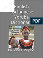 DICIONARIO English Portuguese Yoruba D John C. Rigdon