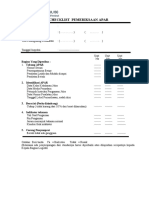 Checklist Pemeriksaan Apar