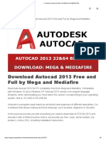 Autocad 2013 Full MEGA and MEDIAFIRE