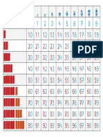 Grille Des Nombres 3d Couleur Complc3a9tc3a9e