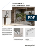 Product Data Sheet All Glass Door v07-2019