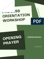 Process Orientation Workshop - 11 - 19 - 2021