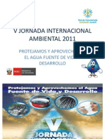V Jornada Internacional Ambiental 2011