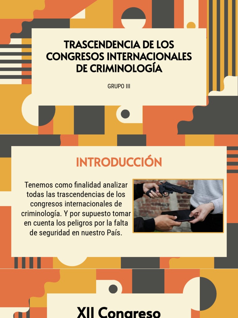 Diapositivas Grupo Iii | PDF | Criminología | Derecho penal