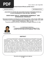 Download ANALYSIS OF COUGH AND ANALGESIC RANGE OF PHARMACEUTICAL ACTIVE INGREDIENTS USING RP-HPLC METHOD by Dr Varaprasad Bobbarala SN59167027 doc pdf