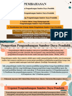 Pembahasan: 1. Pengertian Pengembangan Sumber Daya Pendidik 2. 3. 4. 5