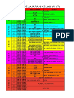 Jadwal Kelas 7