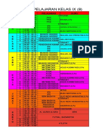 Jadwal Kelas 9