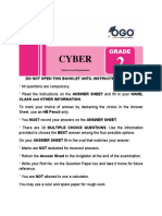 Cyber Grade 2 SLE Practice Paper