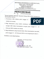 Info Isi KRS, Ralat KRS, Ralat Kelas