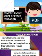 Chapter 3 of Peace Education report covers key forms